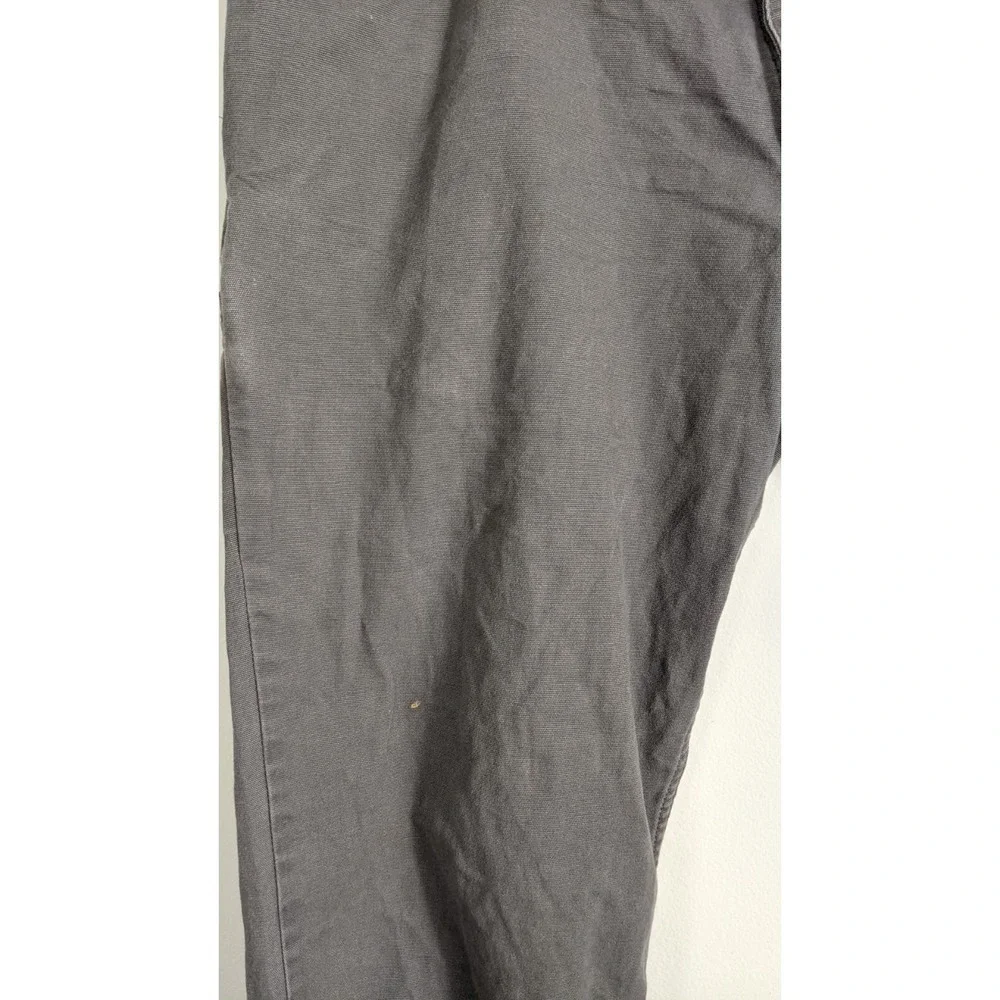 Carhartt Men's Relaxed Fit Rugged Flex Canvas Work‎ Pants Gray Size 38x30